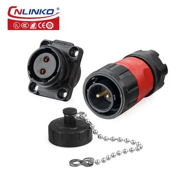 CNLINKO YM-20 Waterproof Connector 2-12 Pin PBT Plastic Soldering Plug Socket - Image 1 of 4