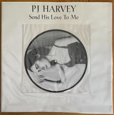 PJ HARVEY - SEND HIS LOVE TO ME - ISLAND 7" single - PICTURE DISC & POSTER IS610 - Image 1 of 4