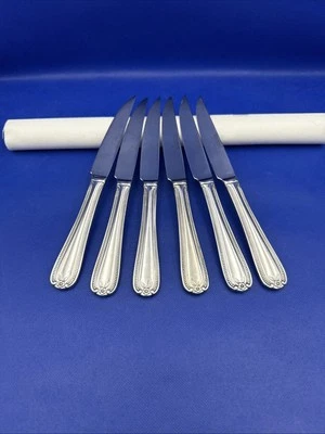 Temp-Tations OLD WORLD BEAD Steak Knife Stainless Round Tip Silverware Flatware - Image 1 of 4