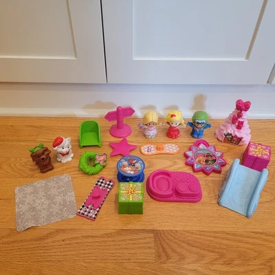 Barbie Advent Calendar Fisher Price Little People Play Set Ski Chalet  Set Lot - Image 1 of 4