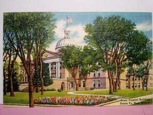 Santa Fe NM State Capitol Gebäude Leinen unp - Bild 1 von 2
