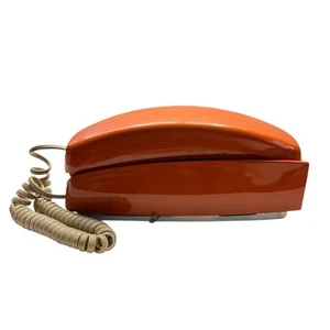 Western Electric Trimline Burnt Orange Klingelanlage Vintage Wandtelefon - Bild 1 von 4