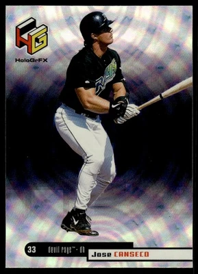 1999 Upper Deck HoloGrFX Jose Canseco Tampa Bay Devil Rays #55 - Image 1 of 2