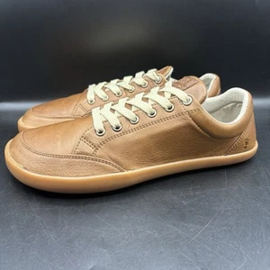 Splay Freestyle Mens Size 11 Chestnut Brown Leather Barefoot Shoes Comfort - Picture 1 of 12