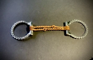 Used Copper Double Twisted Wire Snaffle bit 5 in stainless steel - Picture 1 of 2
