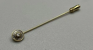 Gorgeous Vintage .585 14K Solid Yellow Gold & Diamond Antique Stick Pin 1.9g - Picture 1 of 6