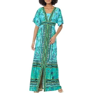 Neu mit Etikett Lilly Pulitzer Ilia Maxikleid mit Ellbogenärmeln - Bild 1 von 4