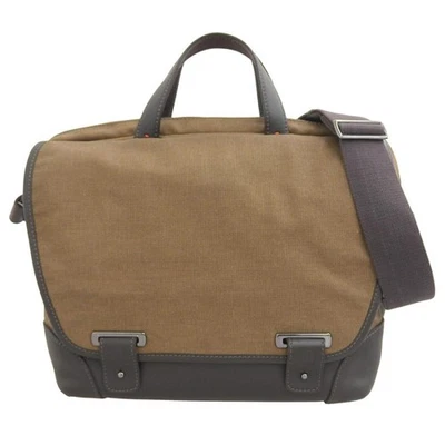 Dunhill Maletín Bolso de Mano Bolso de Hombro Lona/Cuero Marrón 121318K Auténtico Foto 1 de 4