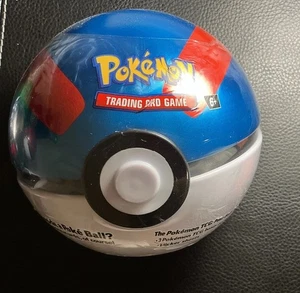 Pokemon TCG Poke Ball Tin Sealed 3 Booster Packs + 2 Sticker Sheets D25 2024 - Picture 1 of 4