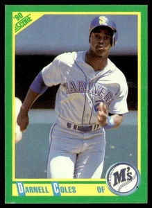 1990 Score Darnell Coles Seattle Mariners #62 - Picture 1 of 2