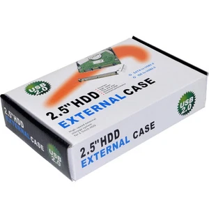 2,5" USB 2.0 Externe Solid State Festplatte Box SATA SSD HDD Festplattenhülle - Bild 1 von 5