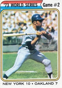 1974 Topps - '73 World Series Willie Mays #473 - Foto 1 di 2