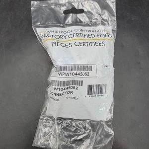 Connettore ingresso acqua frigorifero Whirlpool originale OEM WPW10445062 nuovo - Foto 1 di 6