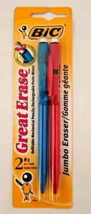 Vintage 1997 Big Great Erase 2 Jumbo Radierer #2 nachfüllbare Druckbleistifte Neu aus altem Lagerbestand - Bild 1 von 9