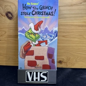 How the Grinch Stole Christmas (VHS, 1990) * Buy 2 Get 1 Free - Bundle Shipping - Picture 1 of 2