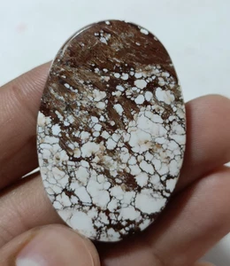 Wild Horse Jasper Cabochon Natural Brown Oval Gemstone Magnesite 40X27X4 MM - Picture 1 of 5