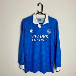 Napoli Football Shirt Jersey Original 1994-1996 Long Sleeve Home (M) 0624 - Picture 1 of 3