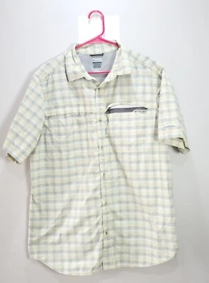 Columbia Shirt Men Xlarge Short Sleeve Green Fishing Sportswear Outdoor Beach XL - Image 1 of 4