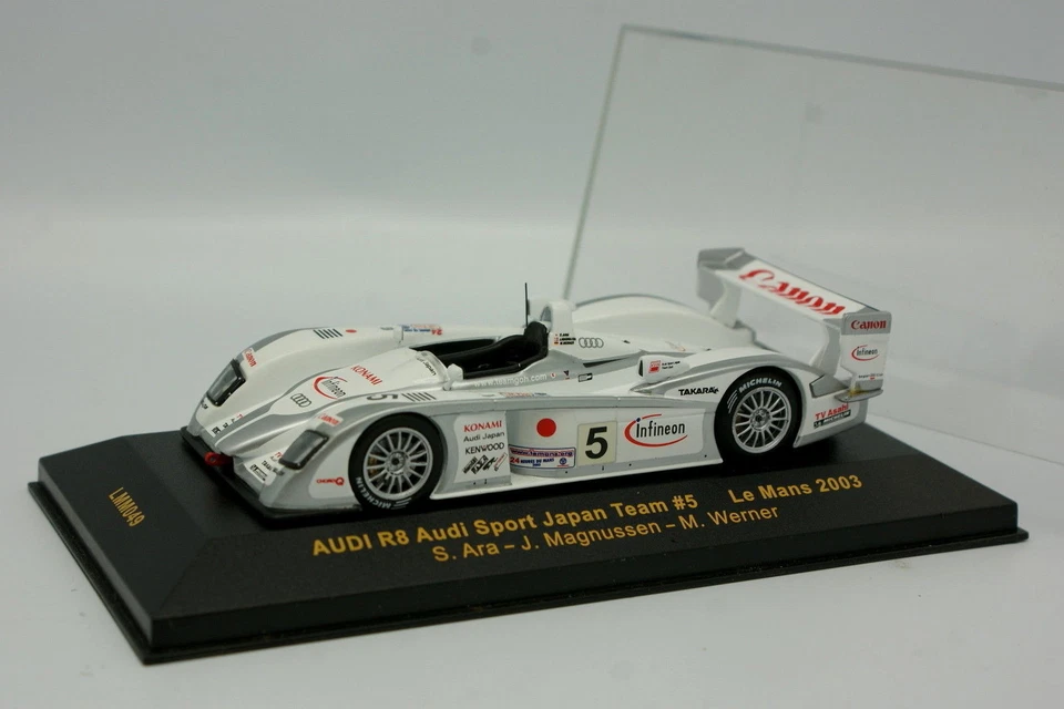 Ixo 1/43 - Audi R8 Audi Sport Giapponese Team le Mans 2003 N.5 - Immagine 1 di 1