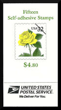BK241, the $4.80 Yellow Rose Issue, unopened booklet with one each 3049b-3049d