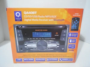 Neu 2007-2018 Jeep Wrangler 2 DIN Radio QA40BT USB SD-Karte AUX AM/FM Fernbedienung - Bild 1 von 2