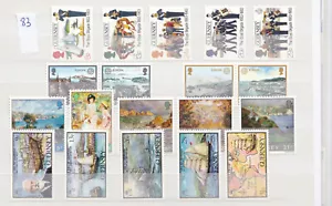 GUERNSEY MNH - Complete Year 1983 *** 19 Stamps - Picture 1 of 1