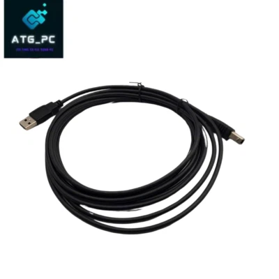 12ft USB 2.0 AB Printer Cable Cord Wire TYPE A MALE to B MALE - Image 1 of 4