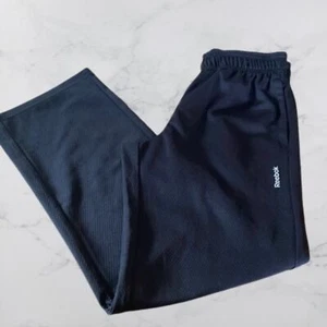 Reebok Black Sport Boy's Pull On Athletic Pants Size Large - Picture 1 of 12