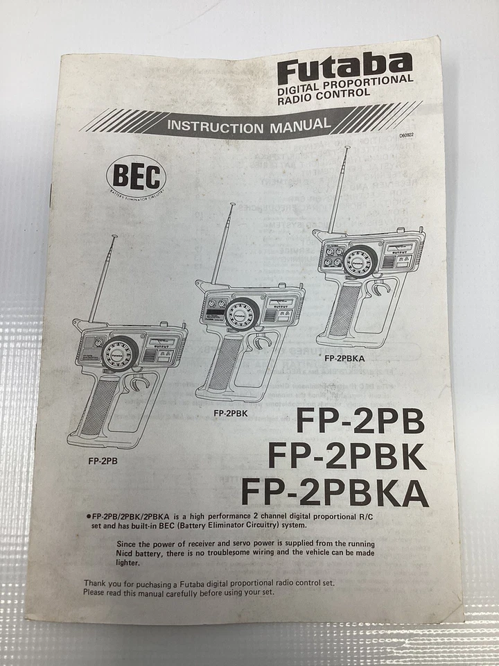 Vintage Futaba Magnum Junior Instruction Manual Box44 - Image 1 of 1
