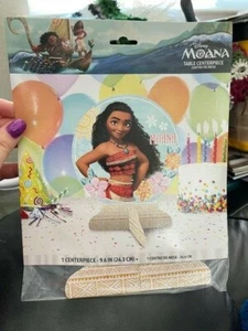 Disney Moana Table Centerpiece ~ Girls Birthday Table Decorations Party Supplies - Picture 1 of 2