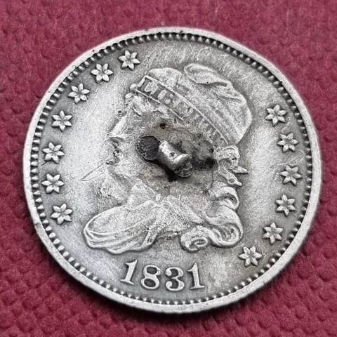 1831 Capped Bust Half Dime 5c Better Grade XF Details #46596 Cover