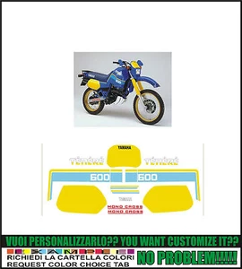 Stickers XT 600 Z Keep 1986 1VJ Set Compatible - Picture 1 of 1