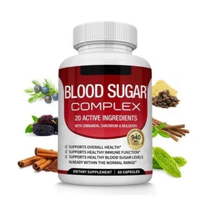 Blood Sugar Complex Capsule Control Blood Sugar Levels Weight Managements*- - Imagen 1 de 8