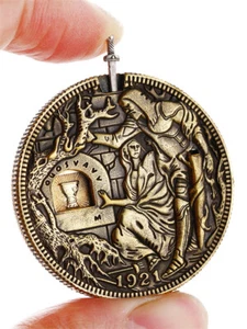 Hobo Nickel Coin 1921 Morgan Dollar Retro Brass Coins Collectibles Ornaments - Picture 1 of 7