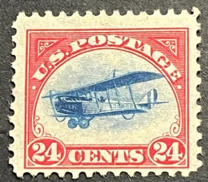 Travelstamps: US Stamps Scott #C3 Mint OG H Air Curtis Jenny - Picture 1 of 5