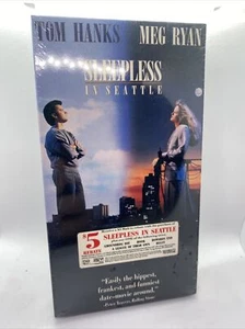 Sleepless in Seattle (VHS, 1993) - Tom Hanks - Factory Sealed w Watermarks + - Picture 1 of 5