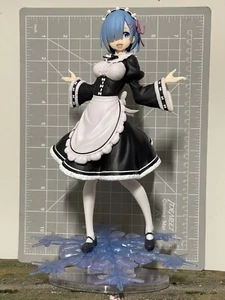 Re:Zero Starting Life in Another World Maid 10" Rem Figure Statue TAITO Authenti - Picture 1 of 3