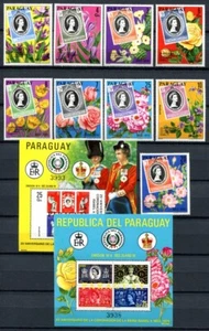 Paraguay 1978 QE II Krönung Königin Elisabeth 3081-3089 + Block 268 MNH - Picture 1 of 1