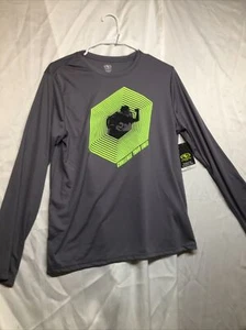 Athletic Works LS Football Tee Soothing Gray Size XL (14-19) Husky - Picture 1 of 13