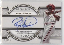 2022 Topps Definitive Collection Legendary /25 Barry Larkin #LAC-BL Auto HOF