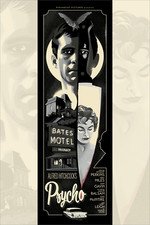 Psycho by Danny Haas Ltd Edition x/155 Print Poster Mondo MINT Movie Art