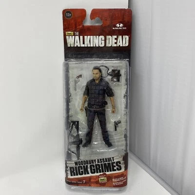 FIGURA DE ACCIÓN WALKING DEAD WOODBURY ASALTO RICK GRIMES SERIE 7 MCFARLANE TOYS Foto 1 de 4