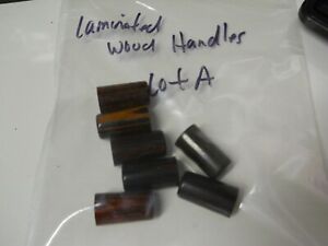 x7 Laminated Wood Handles Fly Fishing Reel Replacement Repair Parts Lot A