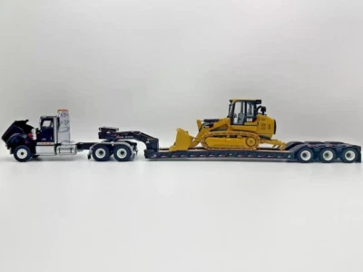 International HX520 Tandem Tractor XL120 Trailer & CAT 963K Dozer 1:50 DM 85599 - Image 1 of 4