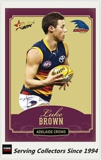 2014 SELECT AFL CHAMPIONS GOLD PARALLEL CARD CG5 LUKE BROWN-ADELAIDE