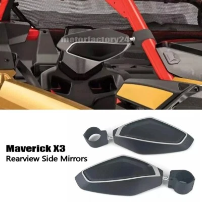 Maverick X3 Adjustable Rearview Side Mirrors For Can-Am Maverick X3 Maverick X3 Foto 1 de 4