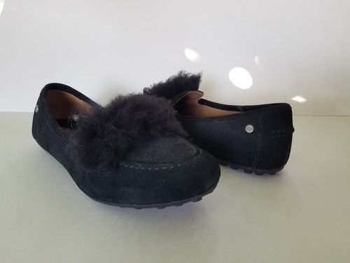 Pantofole UGG Kaley Wisp in originale pelle scamosciata shearling mocassini piatti donna taglia 8