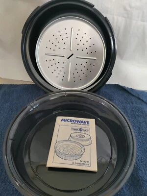 Vintage Steamer Roaster Microwave Cooker Nordic Ware + Instructions (Very Clean) - Image 1 of 4