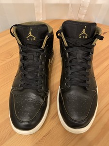 Las mejores ofertas en Jordan 1 Mid Negro Dorado | eBay