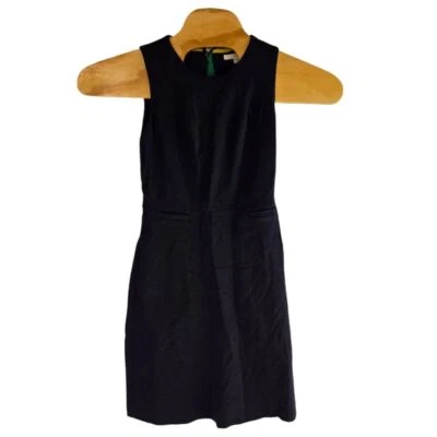 Vestido Boden WQ079 4R para mujer azul marino elástico sin mangas hasta la rodilla Foto 1 de 4
